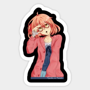 Kyoukai no kanata's Mirai Sticker